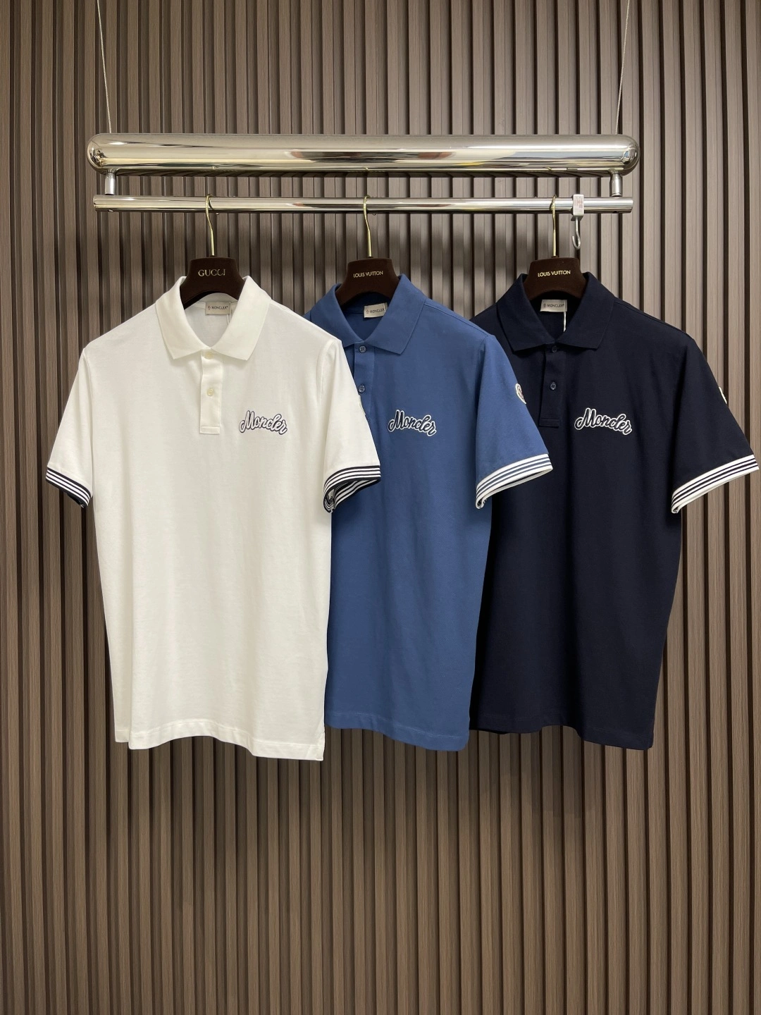 wg.luxury- 7o9385r embroidery POLO 3Colour item:E-F026D0639-3
